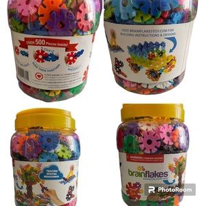 Brain flakes connect toys